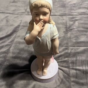 German  "Naughty Girl" Girl Figurine